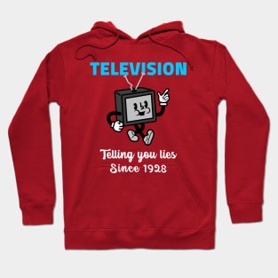 Retro Television Tells You Lies Hoodie